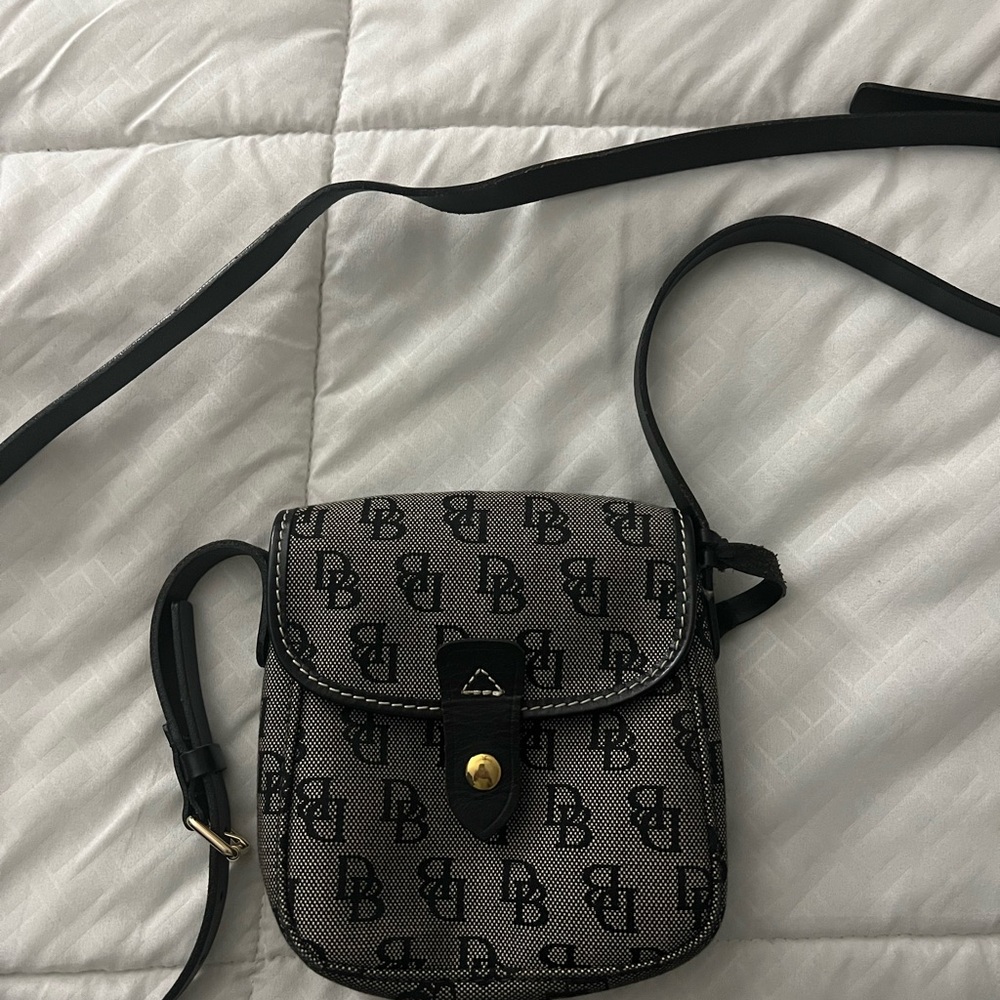 Black and Gray Crossbody Bag